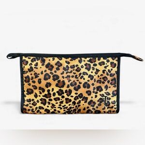 Vintage Lauren Ralph Lauren Cheetah Animal Print Cosmetic/Travel Bag